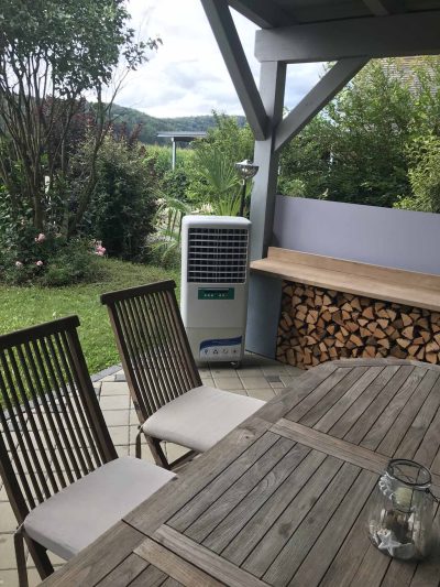 Befeuchtungskühler Smoky Cool 038 Abkühlung für Balkon Terrasse Arbeitsplatz im Freien uvm