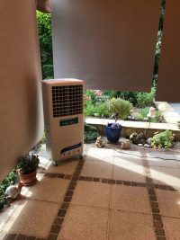 Befeuchtungskühler Smoky Cool 038 Abkühlung für Balkon Terrasse Arbeitsplatz im Freien uvm