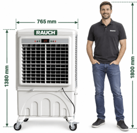 gewerbe XL befeuchtungskühler verdunstungskühlung rauch vdk smoky cool