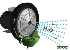 Zerstäubungs Rotations Vernebler ZVN-4 mit 1800m³ Ventilator mit Düsenloser Nebeltechnik - Kühlen, Befeuchten, Desinfektion