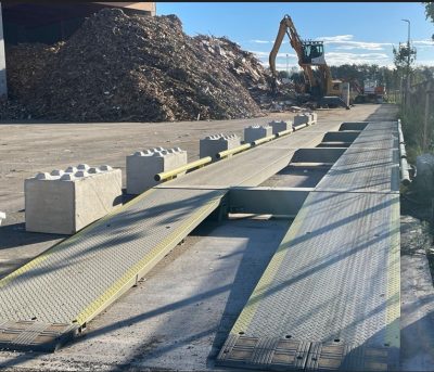 Brückenwaage für Baustellen - Entsorgung - Recycling - Schotter - Sand - Erde