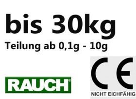 bis 30 kg kalibrierfähig