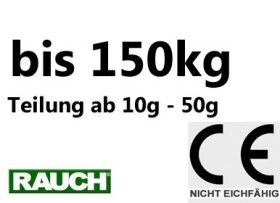 bis 150 kg kalibrierfähig